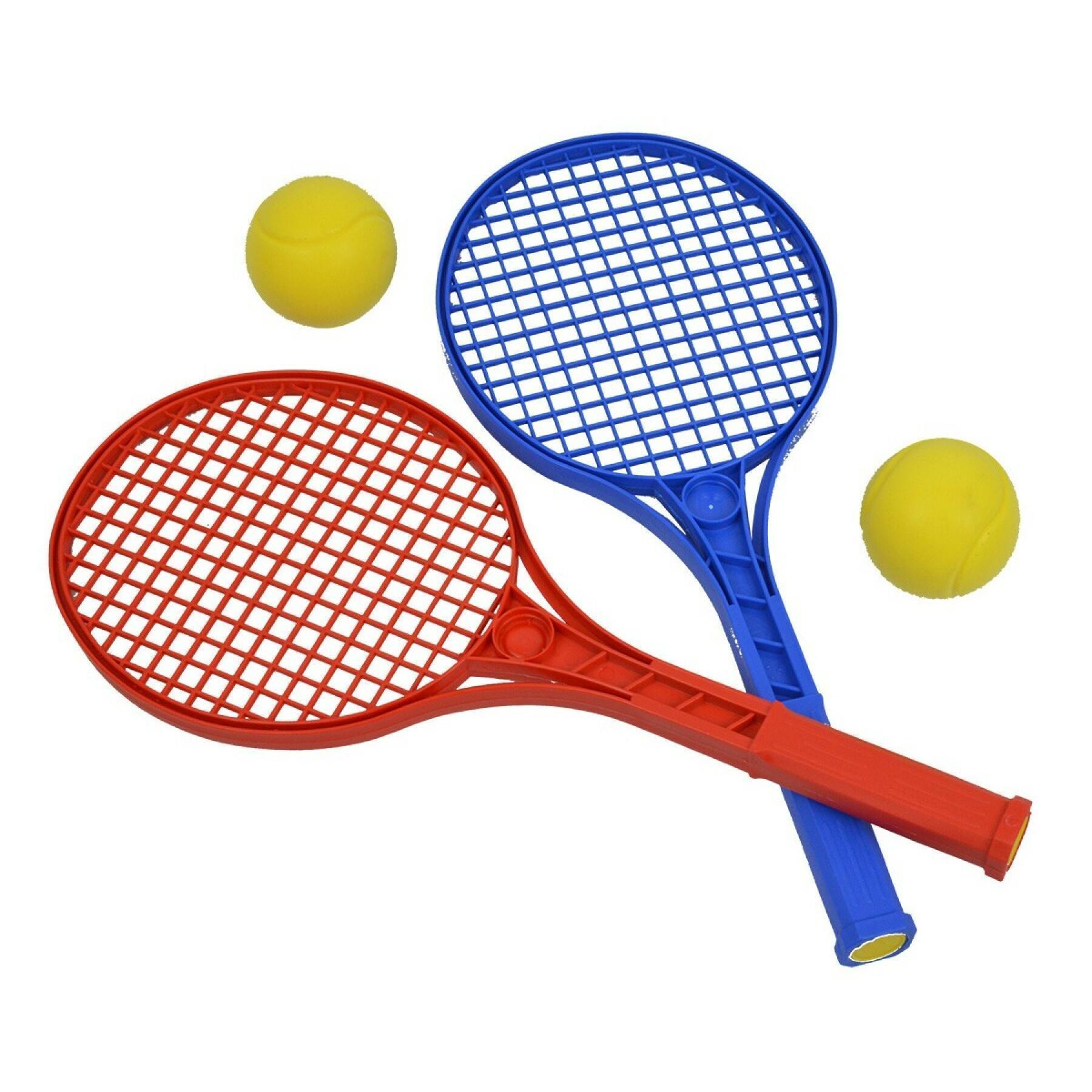 Lot de 2 raquettes mini tennis + 2 balles Sporti France