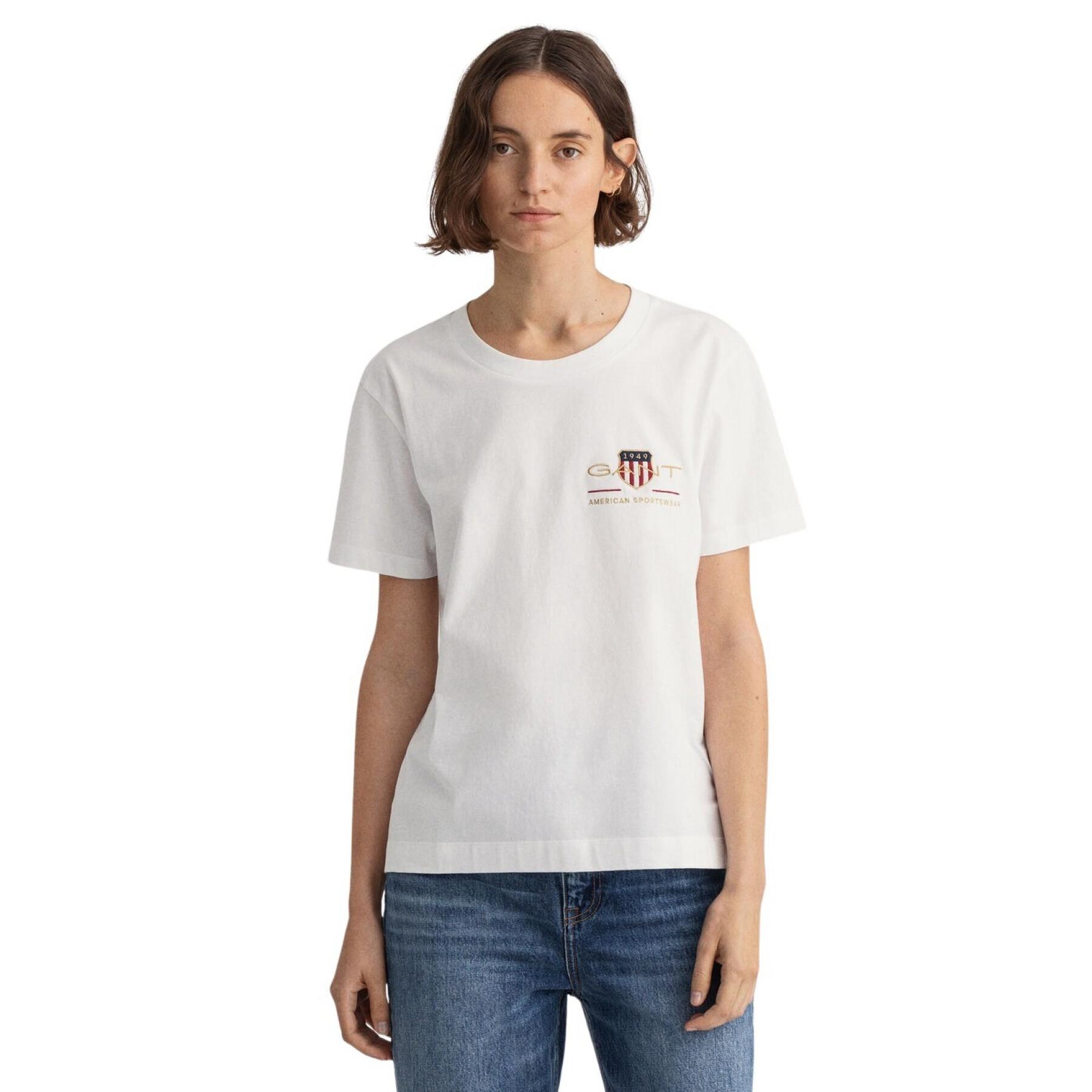 T-shirt femme Gant Archive Shield
