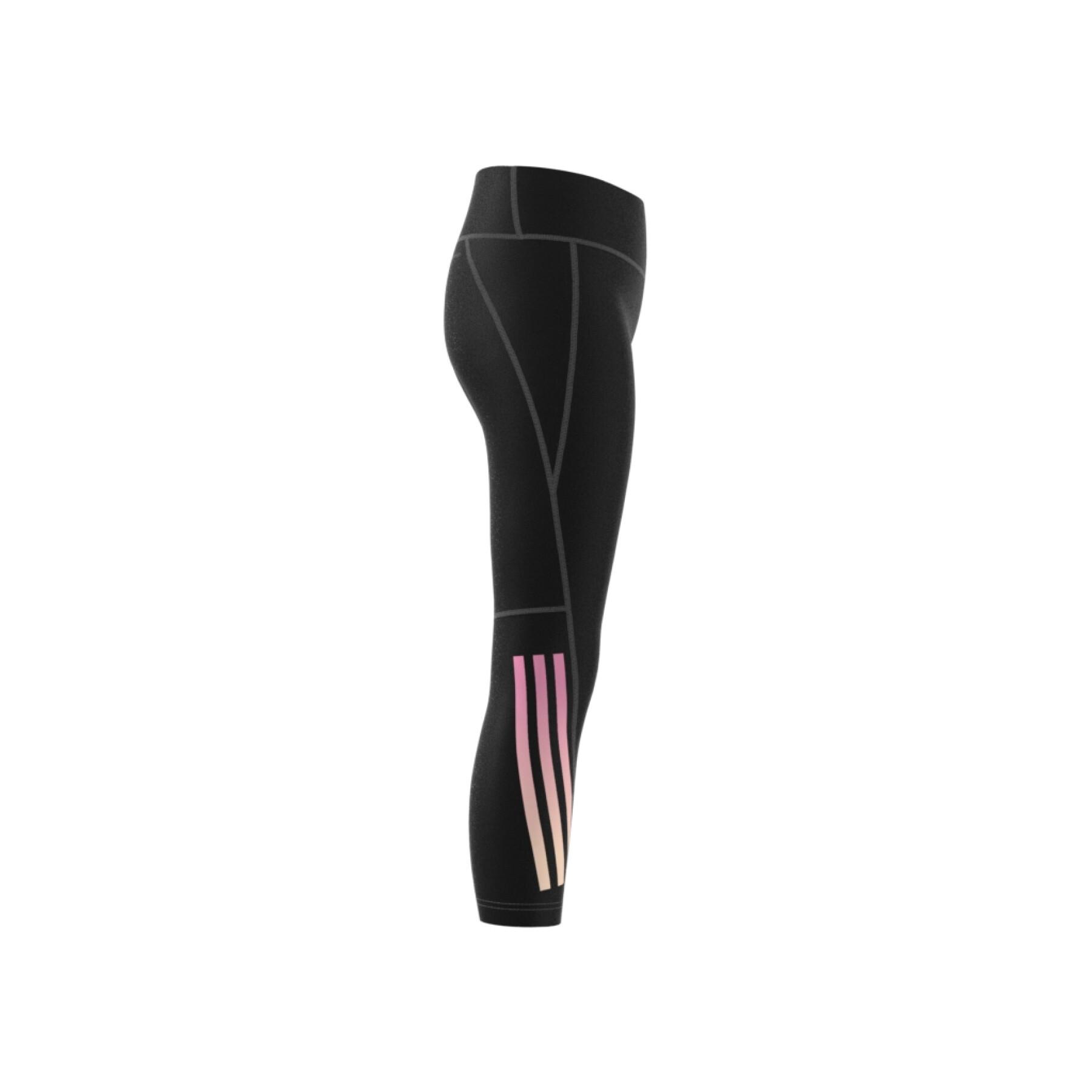 Legging 7/8 haute poche fille adidas 3-Stripes Aeroready Optime