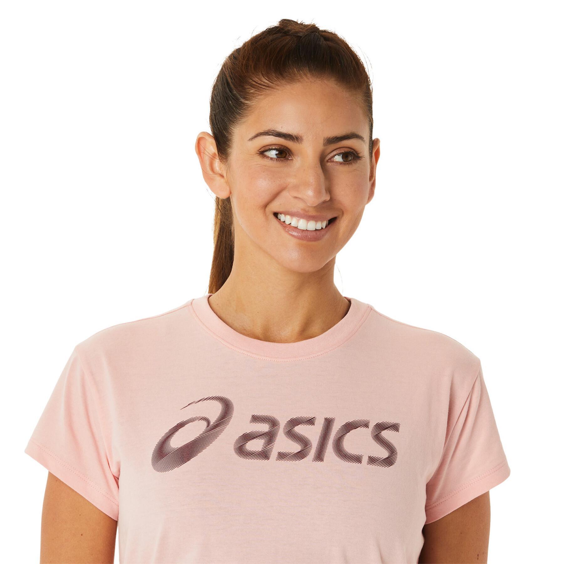 T-shirt femme Asics Big Logo
