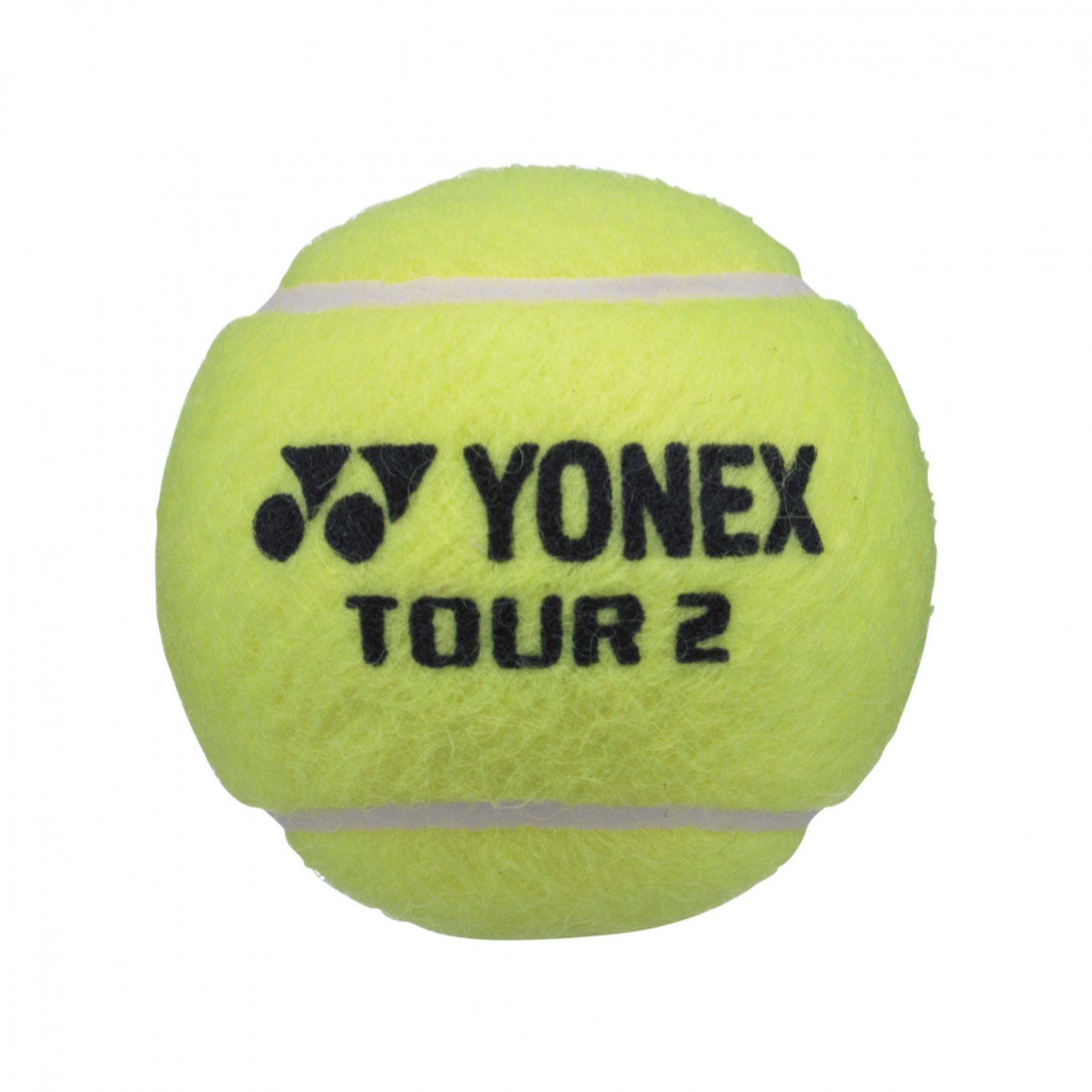 Tube 4 balles Yonex Tour