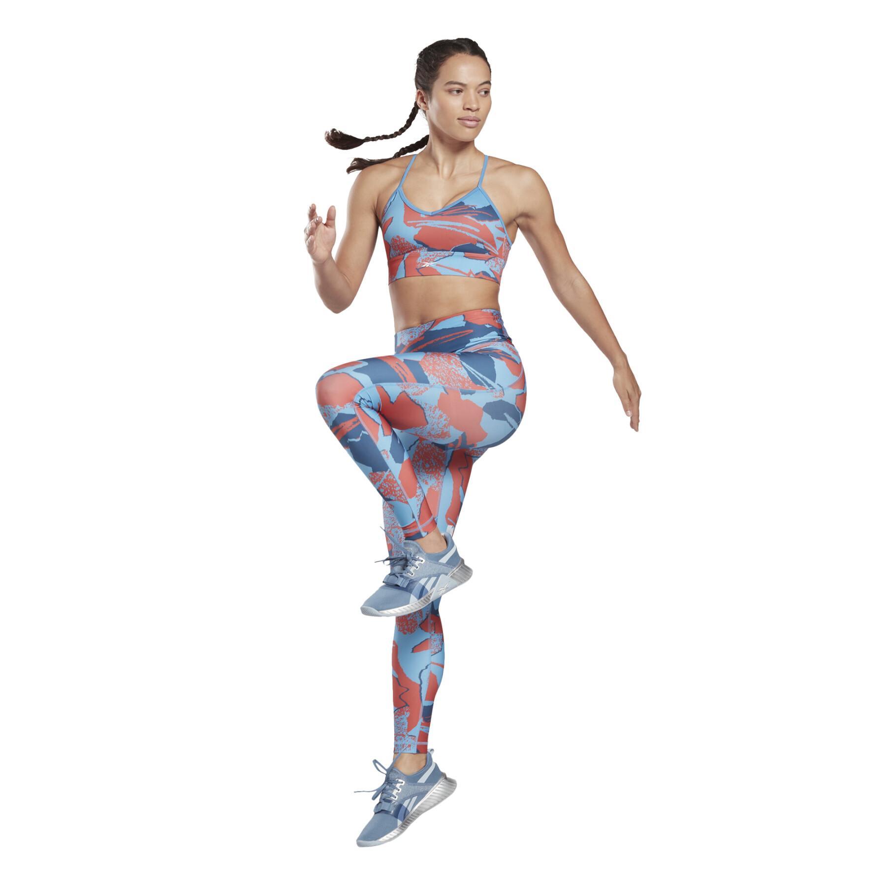 Legging femme Reebok Workout Ready Printed