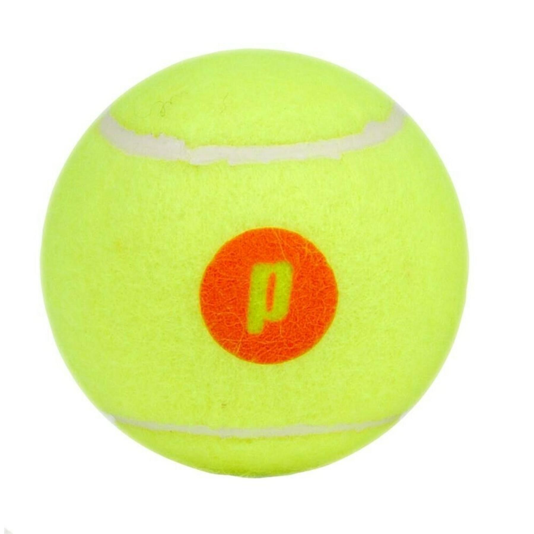 Tube de 3 balles de tennis Prince Play & Stay - stage 2