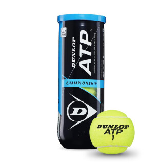 Lot de 3 balles de tennis Dunlop atp championship