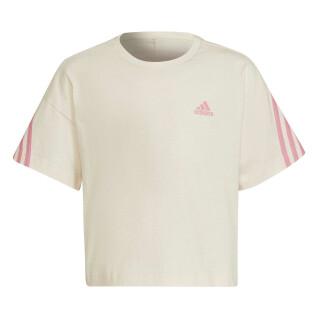 T-shirt de sport ample en coton biologique à 3 bandes fille adidas Future Icons