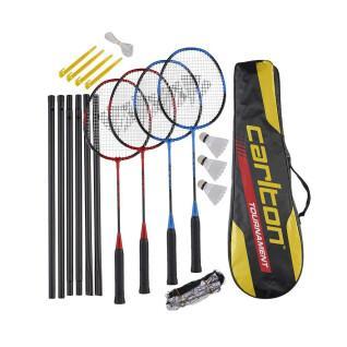 Ensemble raquette de badminton pour 4 joueurs Carlton Tournament