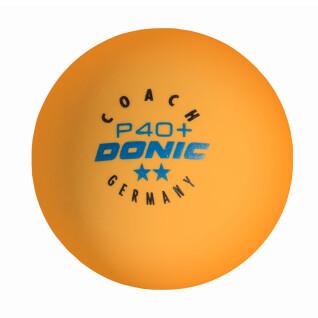 Lot de 120 balles de tennis de table Donic Coach P40+** (40 mm)