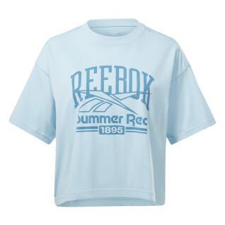 T-shirt femme Reebok Graphic Logo
