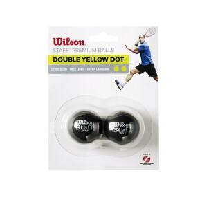Lot de 2 balles de squash Wilson Staff