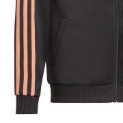 Sweatshirt à capuche full zip enfant adidas Essentials Aeroready 3-Stripes Regular-Fit