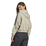 Sweatshirt à capuche ample femme adidas Tiro 3-Stripes