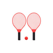 Raquette de tennis de plage Lynx Sport (x2)