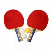 Set de tennis de table raquettes avec 3 balles Softee